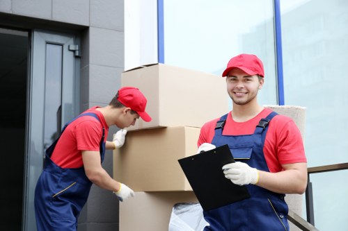 Removal company helping with a house move in Cardiff