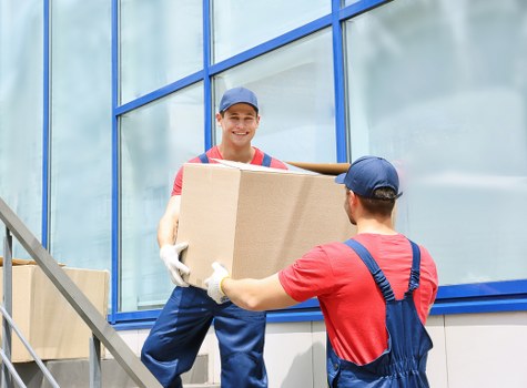Cardiff removals team handling a local home move with care