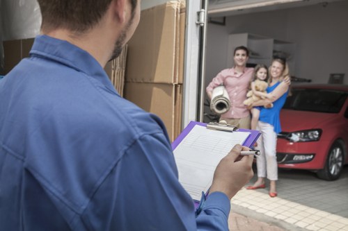 Local Cardiff commercial relocation service handling office equipment