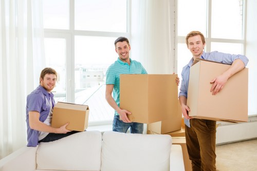 Cardiff Removals sustainability and recycling process with reusable items
