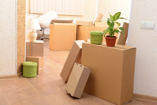 Careful transport of household items by a local removal van in Cardiff