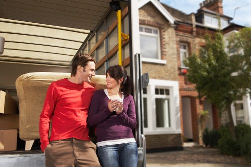 Cardiff house removals team planning a local home move