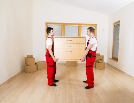 Waste and unwanted items being sorted for lawful disposal