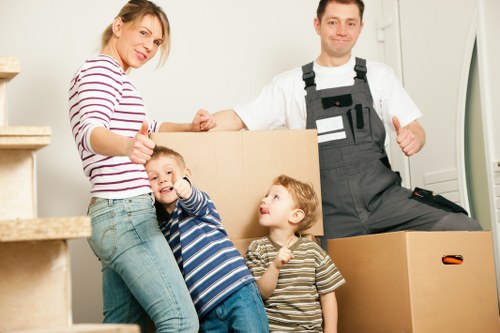 Cardiff moving van service handling boxes and household items
